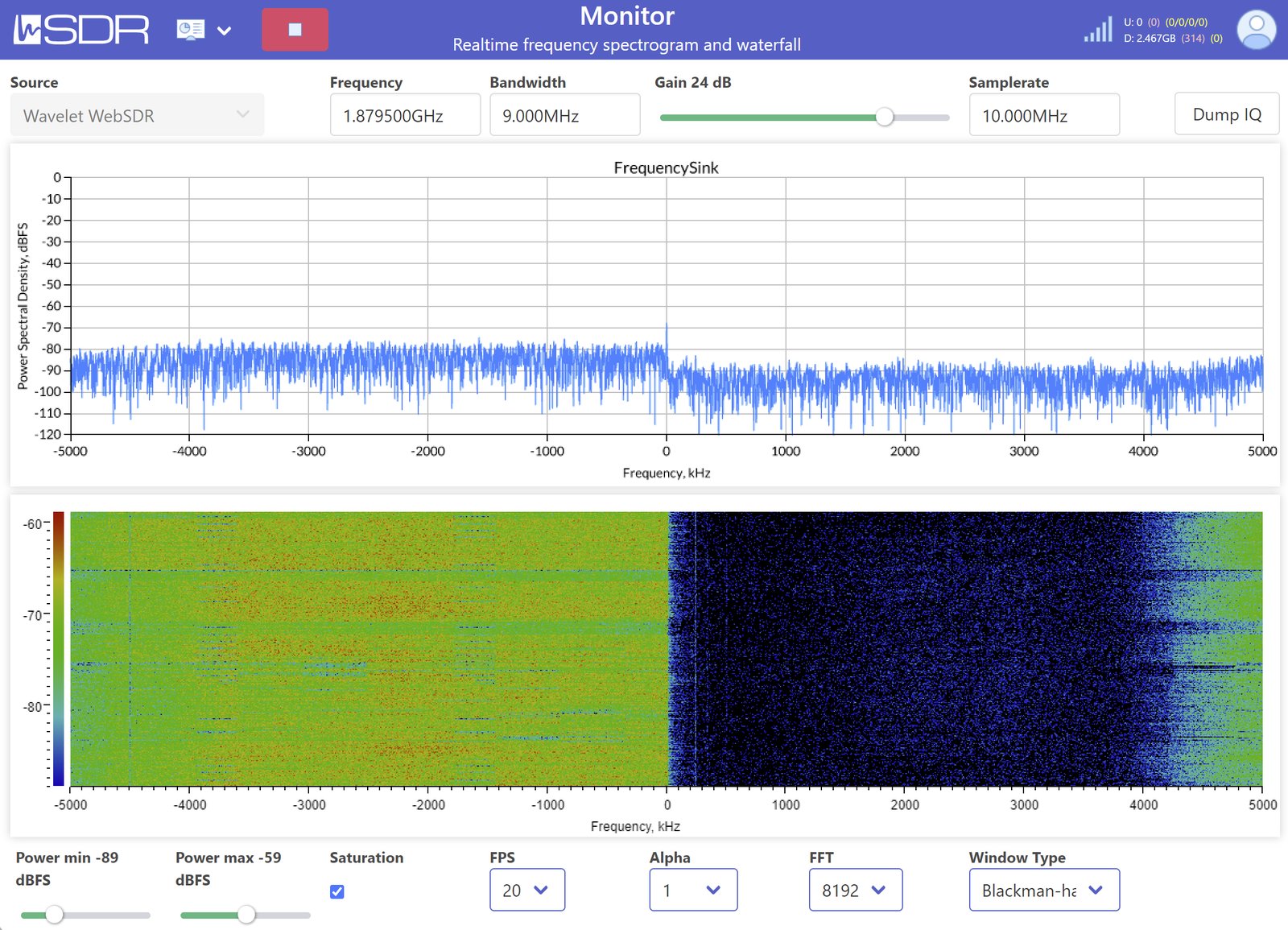 uSDR monitor